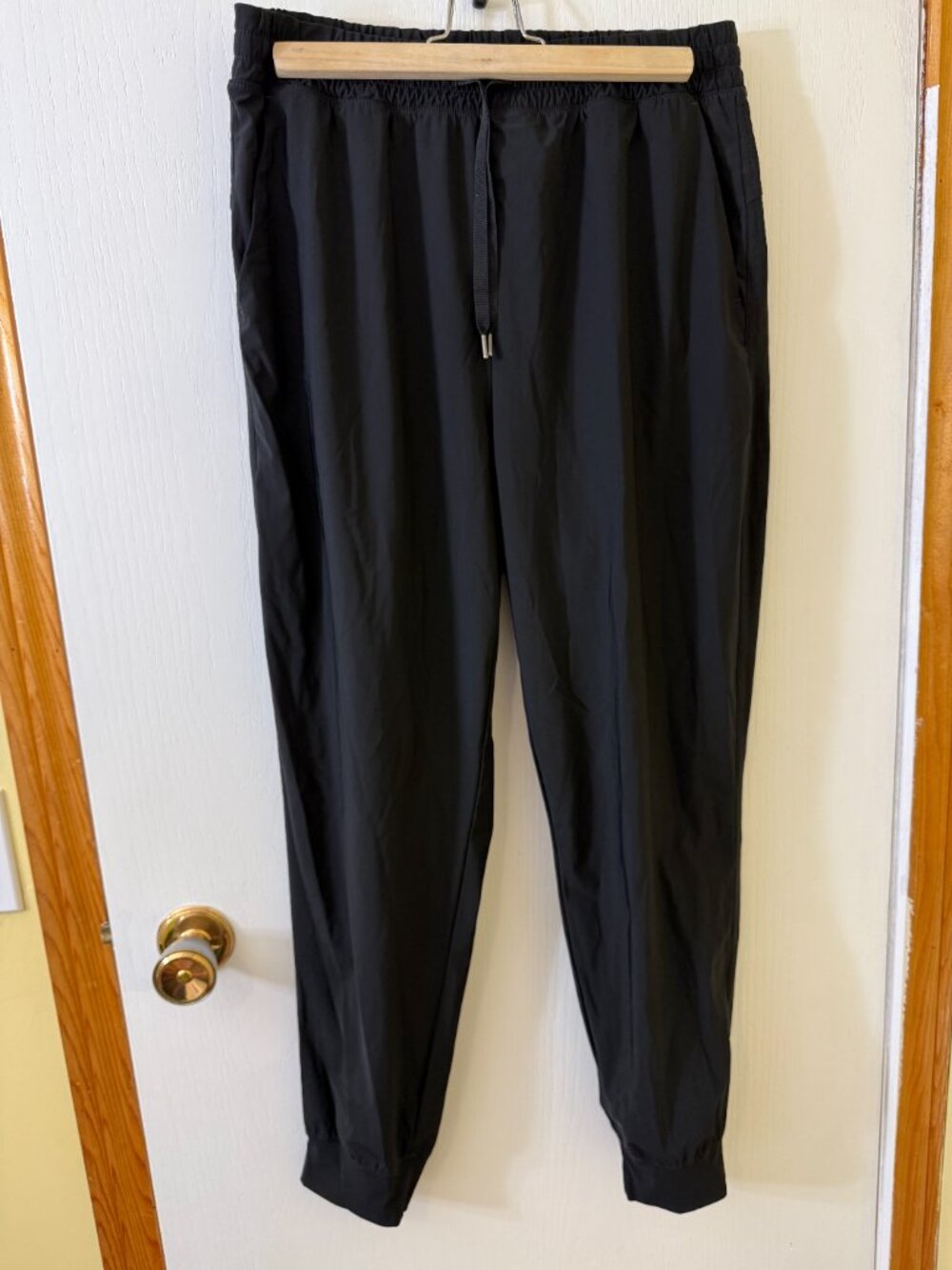 🪩 2/20 Unknown Brand Black Active Wind Pant Joggers Size M - Picture 6 of 8